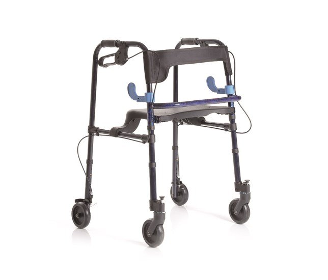 Rollator pieghevole in alluminio verniciato RP751 Moretti