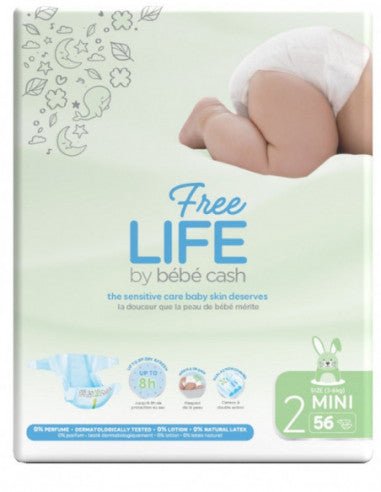 PANNOLINI FREE LIFE MINI 3-6KG 56PZ