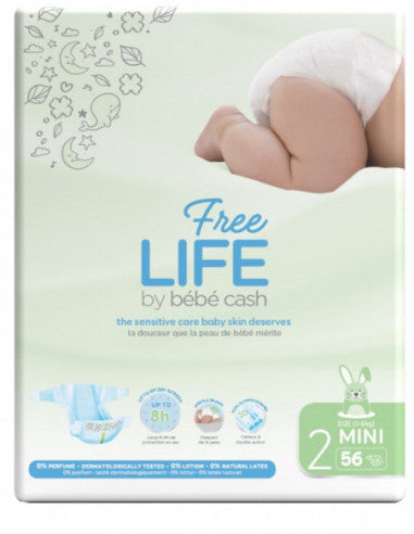 PANNOLINI FREE LIFE MINI 3-6KG 56PZ
