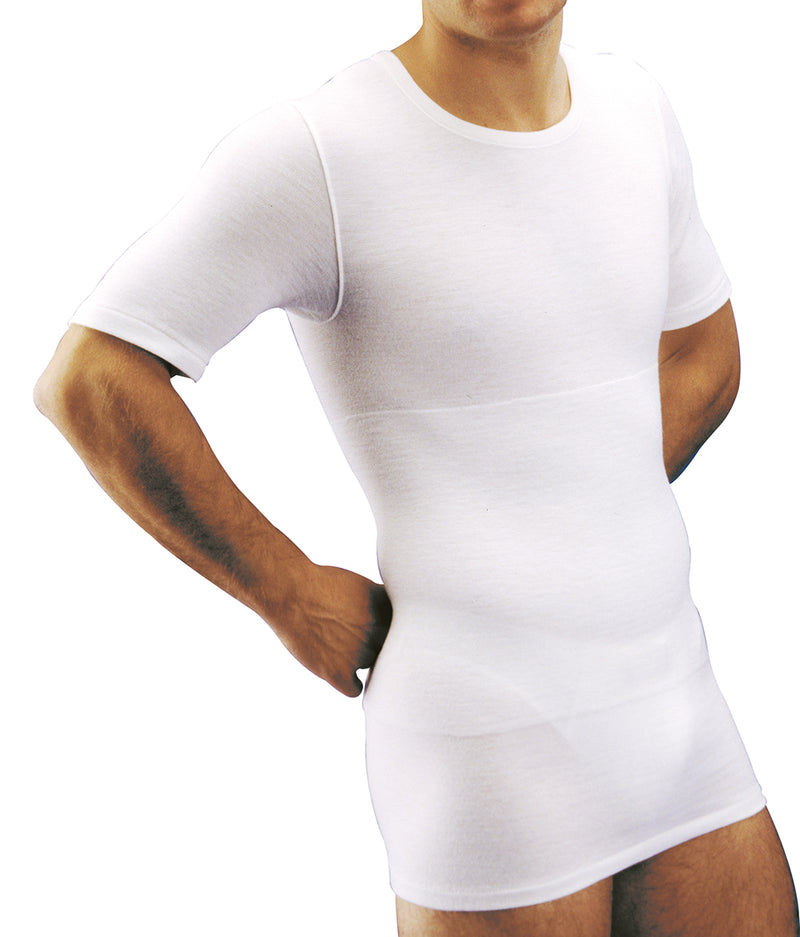 Bernina Maglia in lana uomo mezza manica con cintura