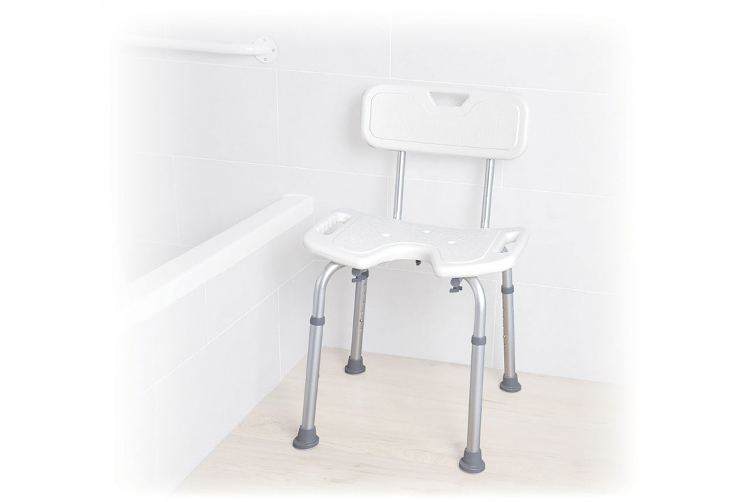 Sedile doccia ad U con schienale Moretti RS833