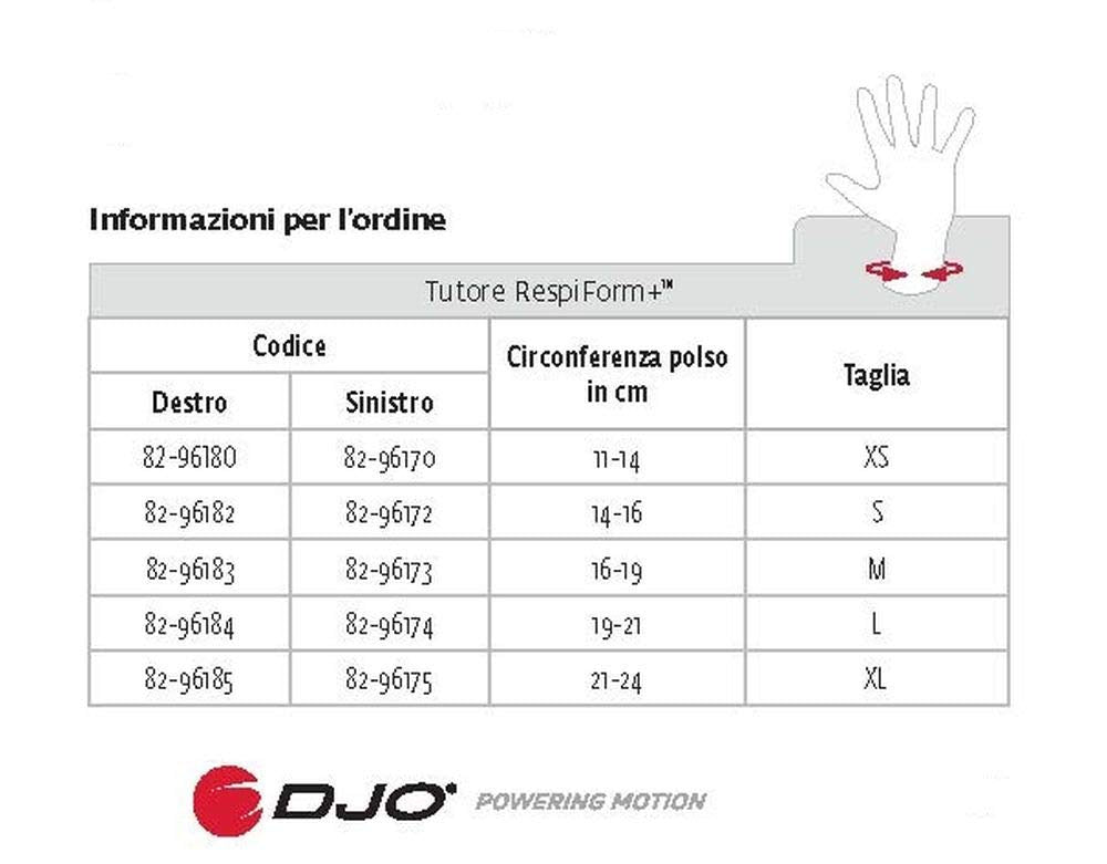 RESPIFORM+ TUTORE POLSO CON POLLICE DONJOY