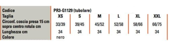 Genufit 29 ginocchiera corta con aste laterali Ro+Ten