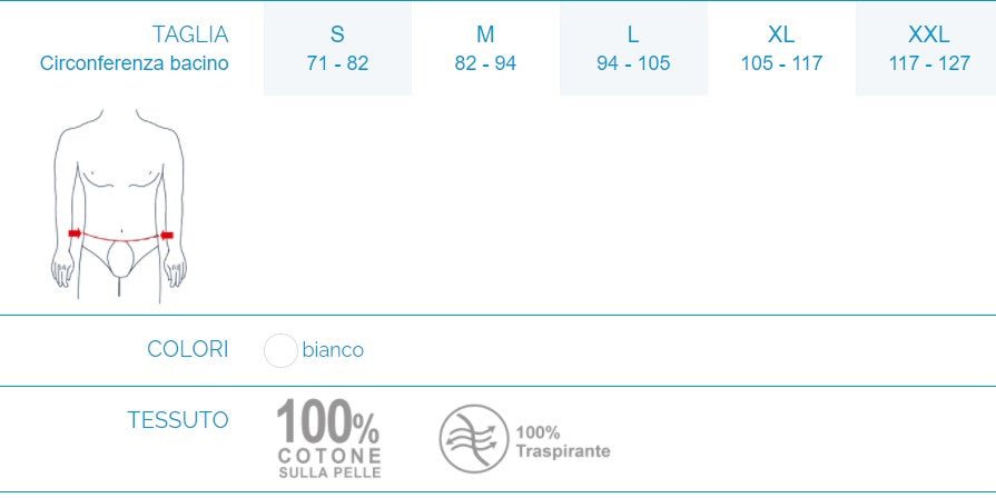 Slip gestante con davantino Pavis 680 bianco