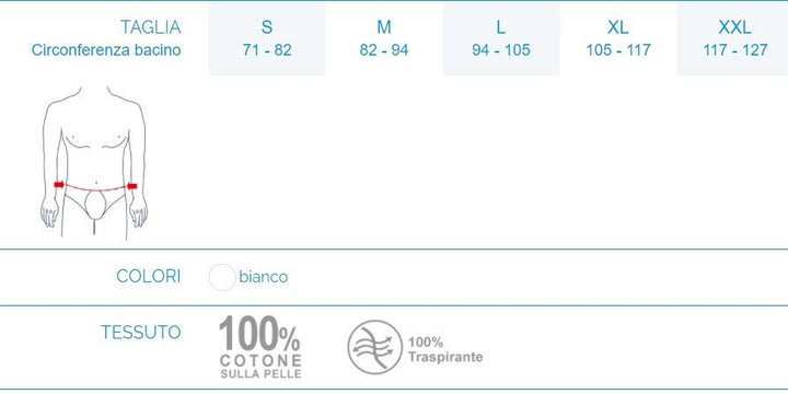 Slip gestante con davantino Pavis 680 bianco