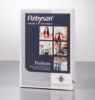 Gambaletto prevein 1° classe Flebysan nero Flebysan