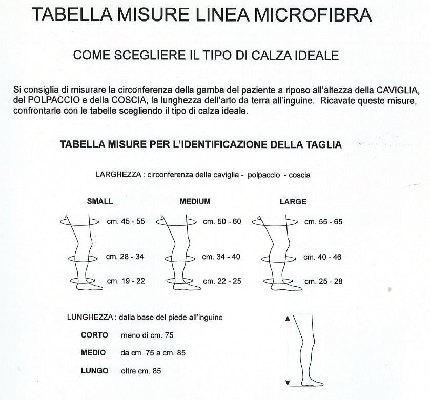 Collant gestante linea microfibra 1cl Flebysan