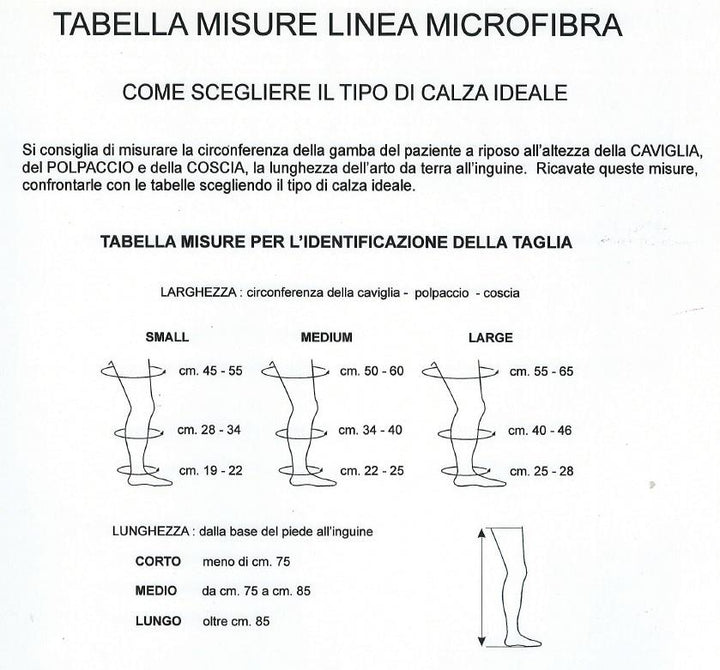 Collant gestante linea microfibra 1cl Flebysan